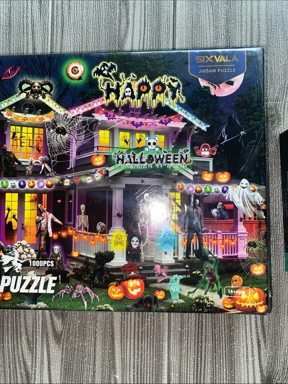 Halloween House 1000-Piece Puzzle — Multi-Color Haunted Decorations